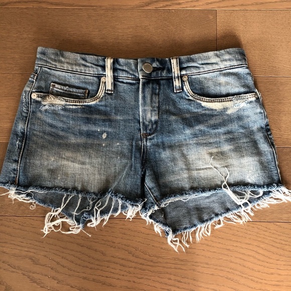Blank NYC Pants - Blank NYC Distressed Jean Shorts Size 25